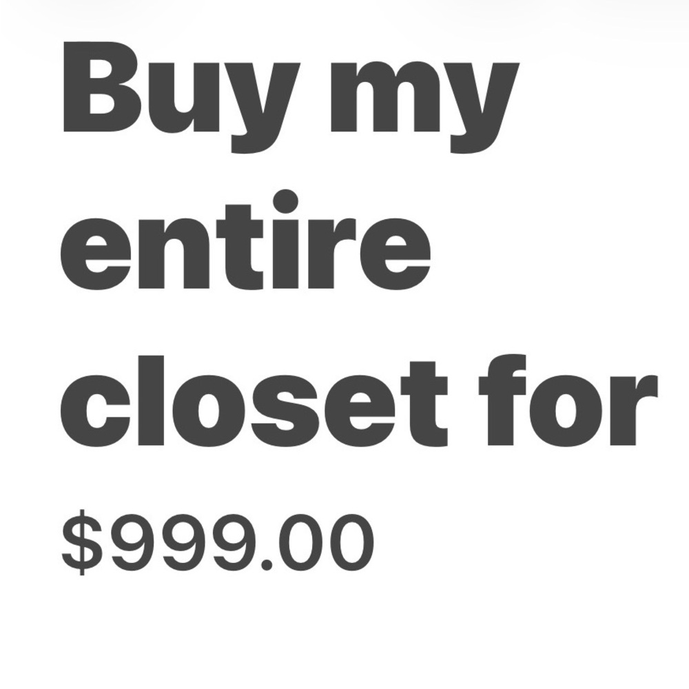 Entire closet - Men Other